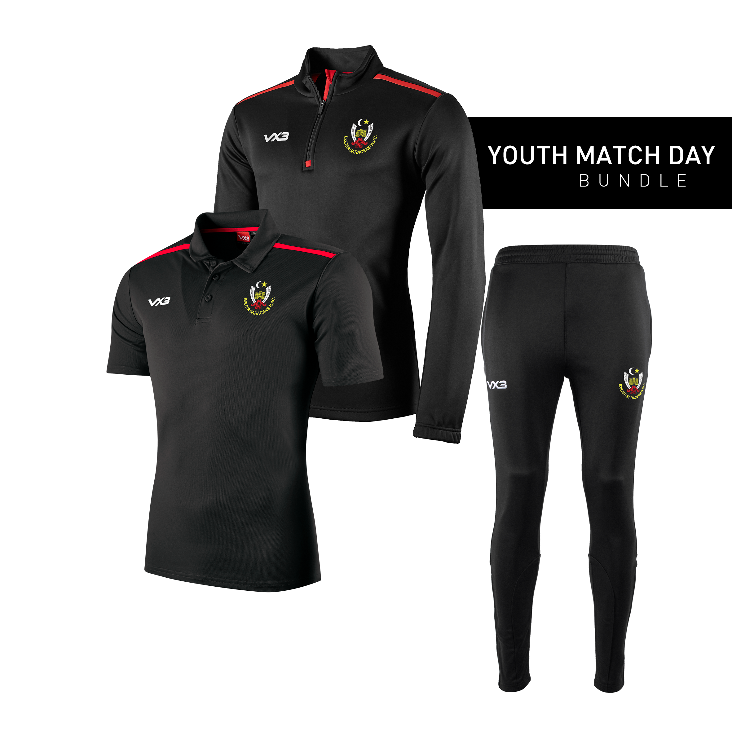 Exeter Saracens RFC Youth Match Day Bundle
