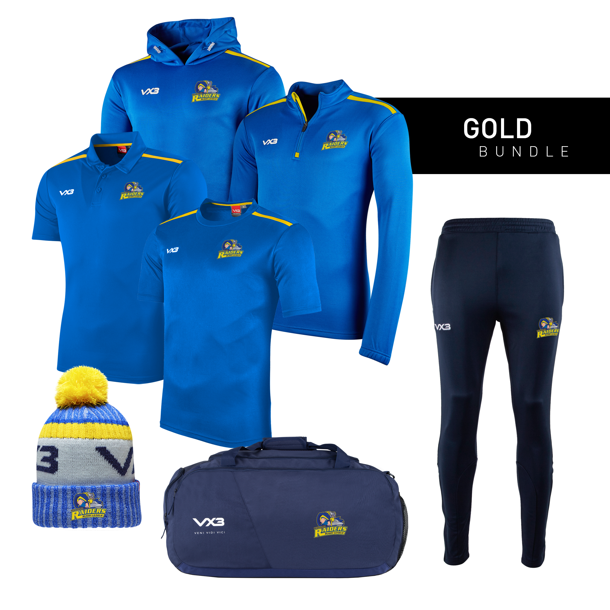 Telford Raiders Rugby League Gold Bundle
