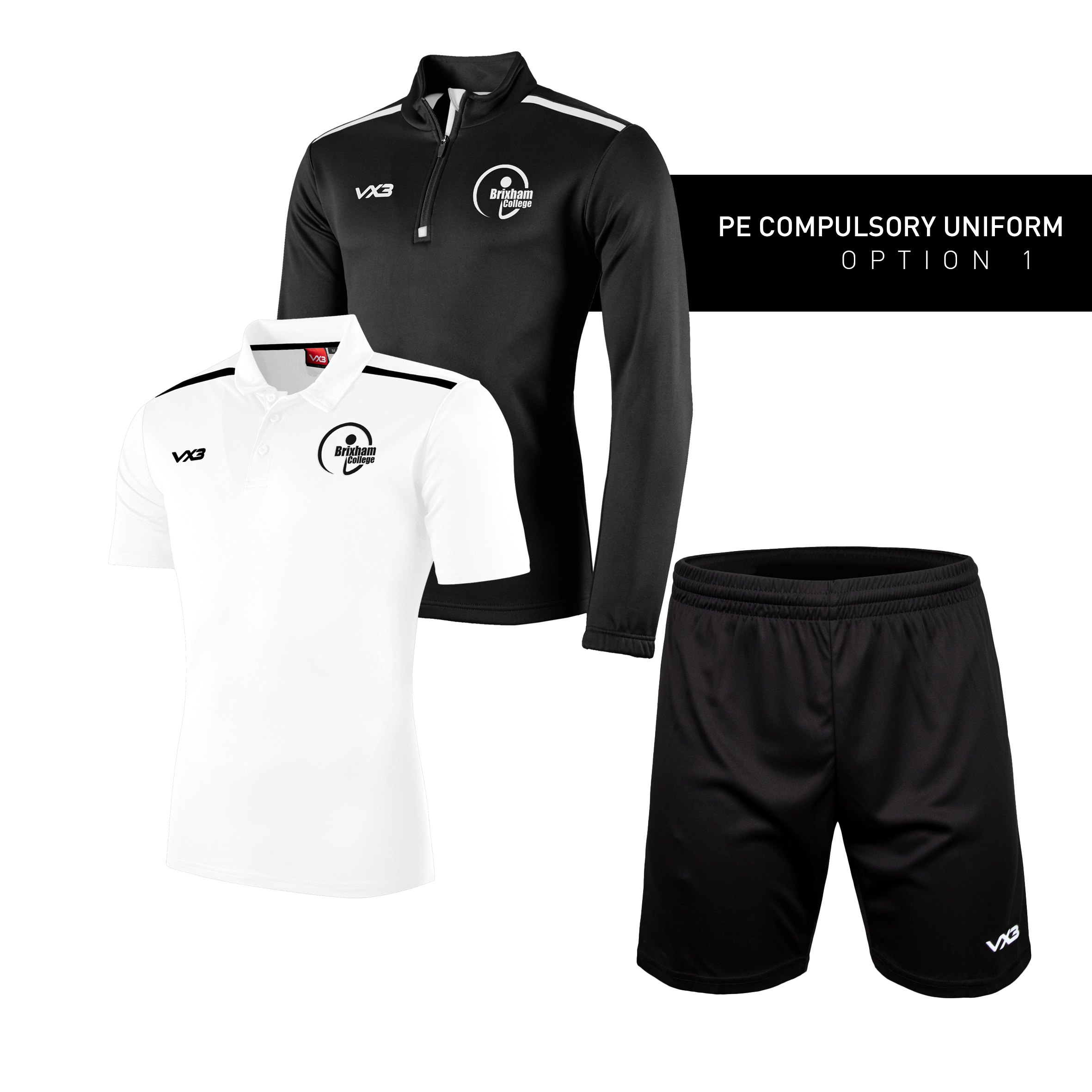 Brixham College PE Compulsory Uniform - Option 1