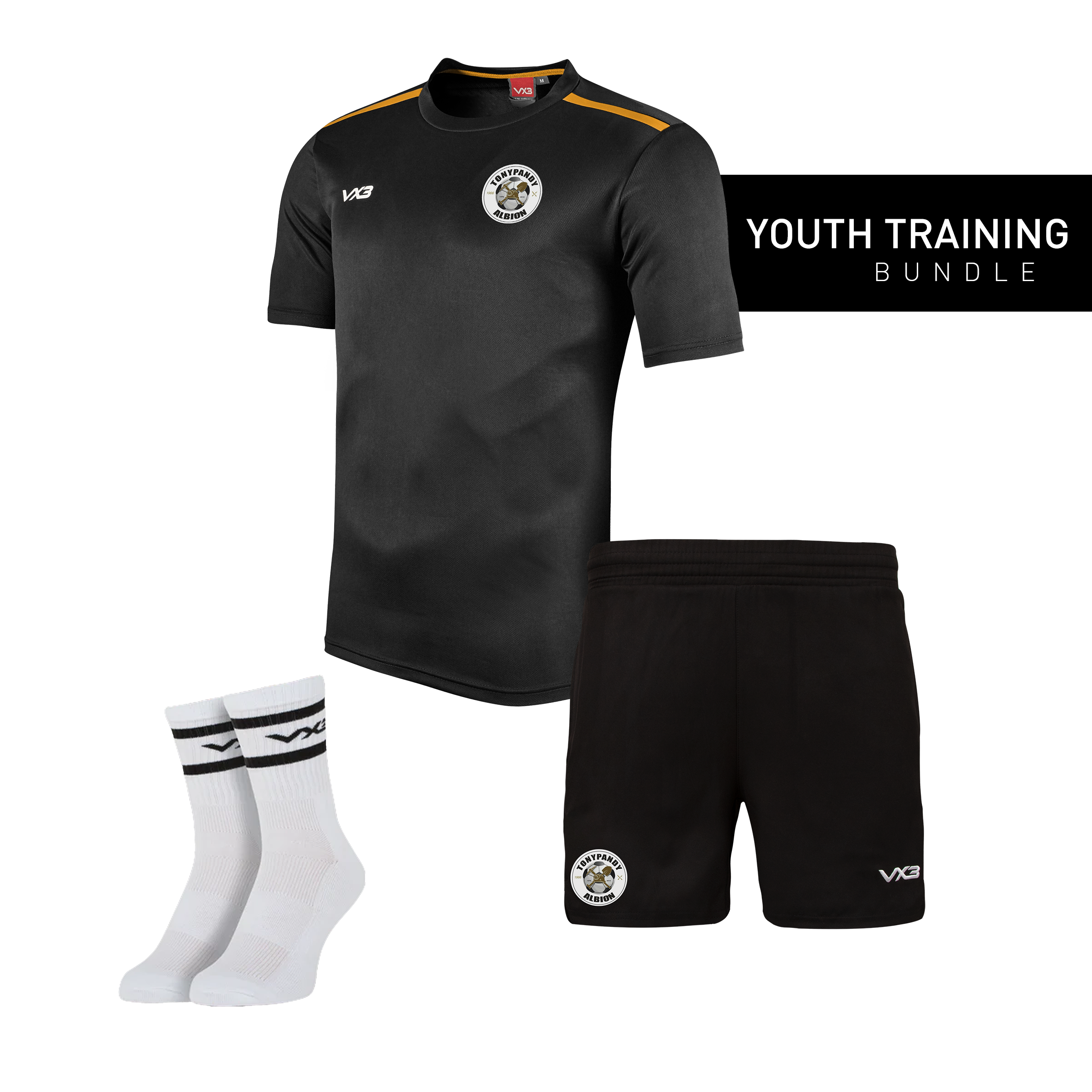 Tonypandy Albion FC Youth Training Bundle