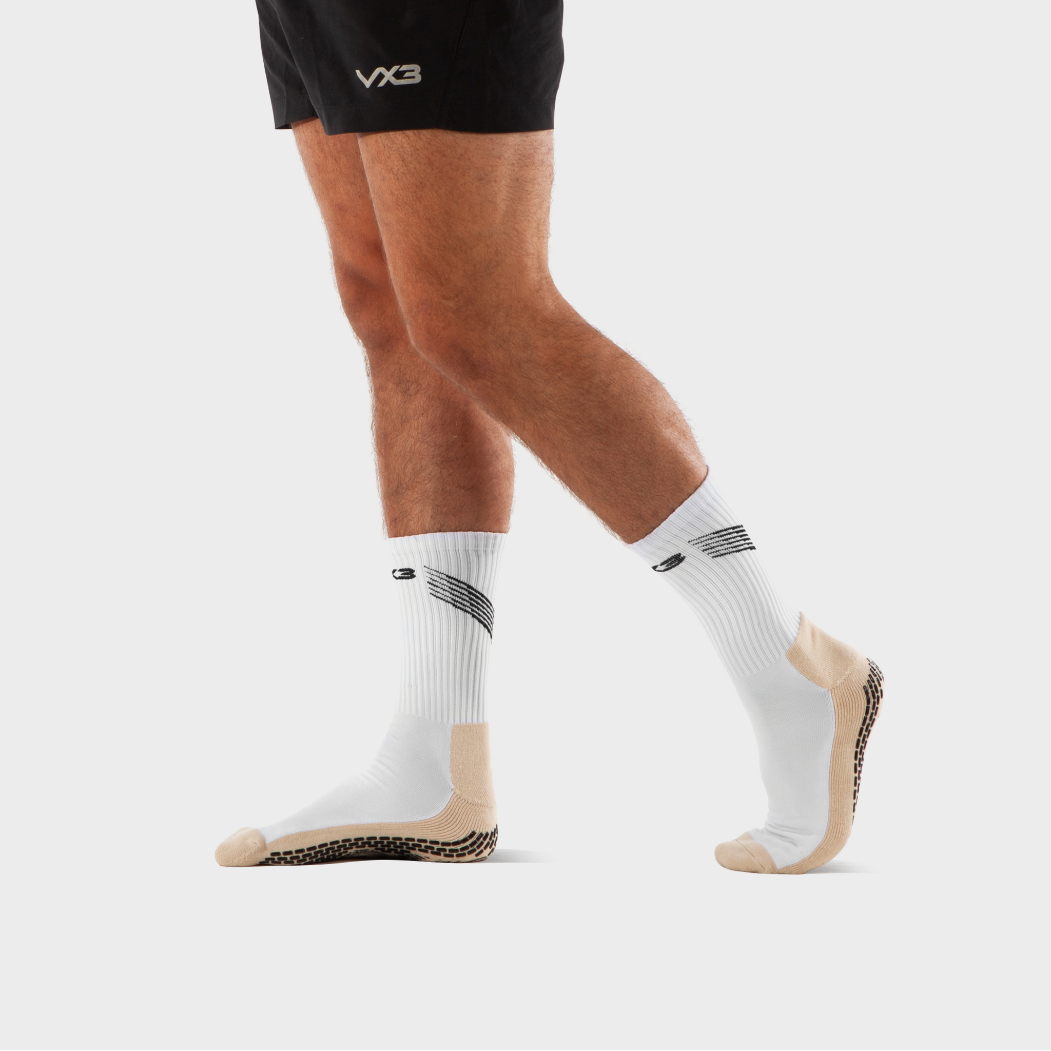 VX3 White Grip Socks